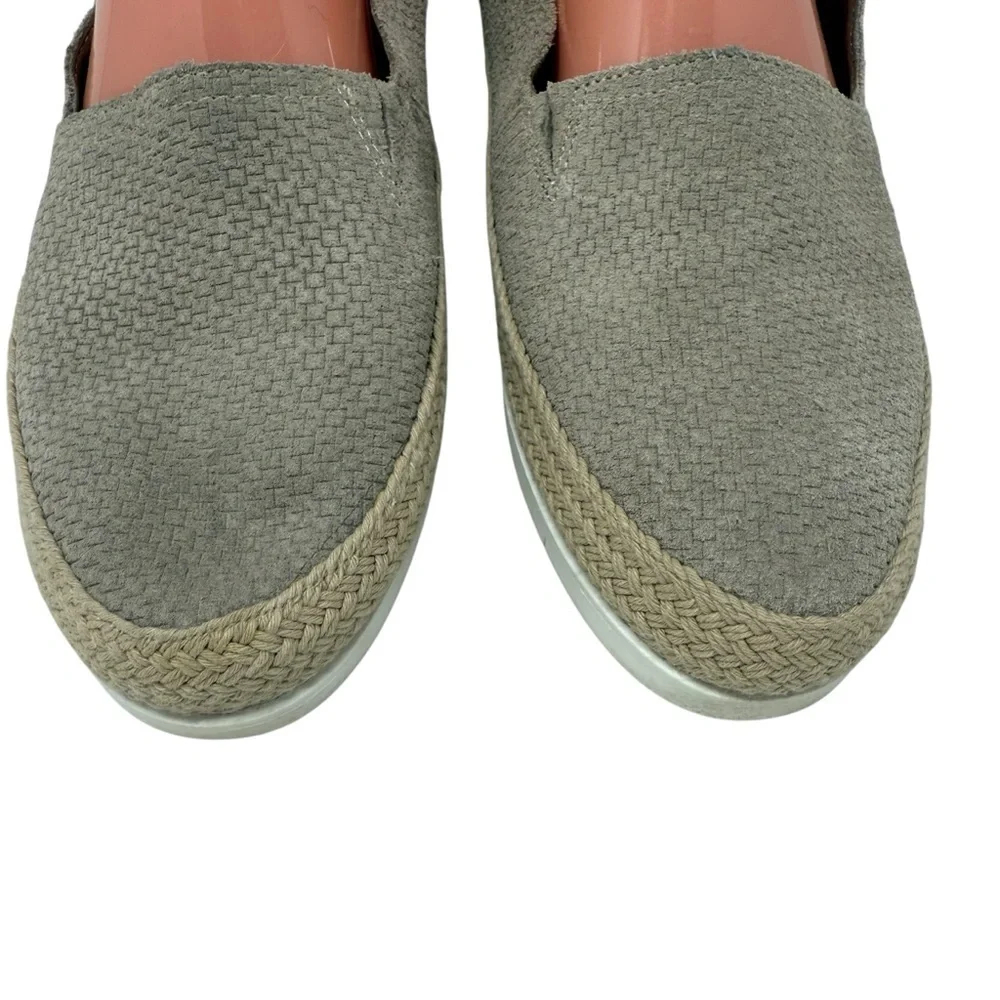 Donald Pliner Women’s Tan Perci Suede Espadrille Flat Slip On Loafers Size 7.5M - Picture 5 of 15